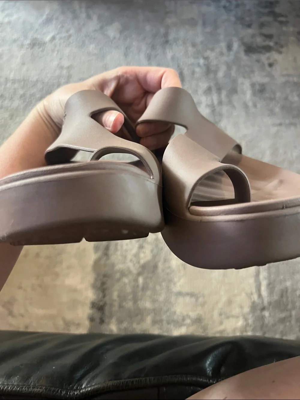 Crocs Getaway Platform Sandal Truffle 7